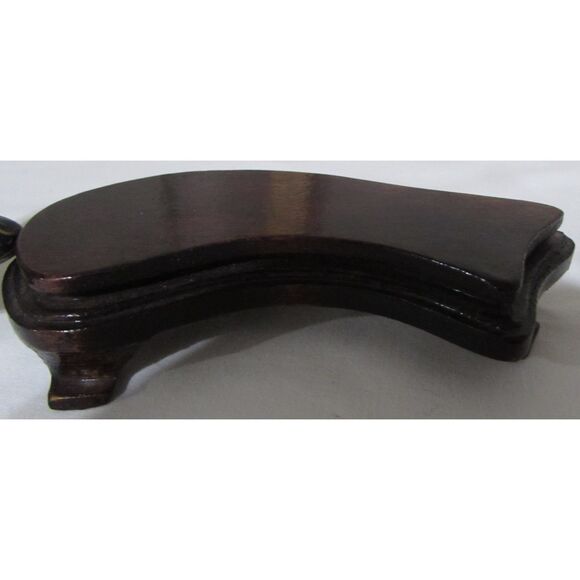 Vintage Cloisonne Chinese Marine Seal Sea Lion Figurine wood stand Marine life - Picture 7 of 8